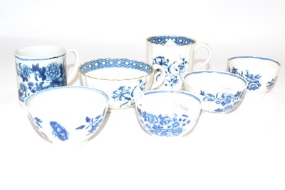 Lot 469 - Collection of English porcelain tea bowls and...