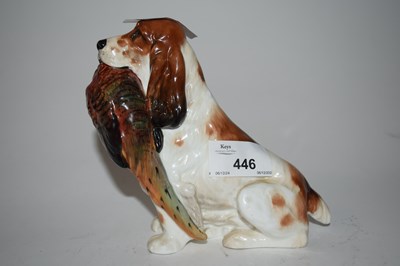 Lot 446 - A Royal Doulton model of a spaniel with...