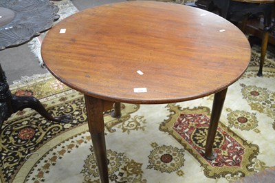 Lot 596 - A Georgian mahogany cricket type table with...