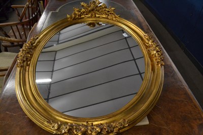 Lot 646 - An early 20th Century gilt framed wall mirror...