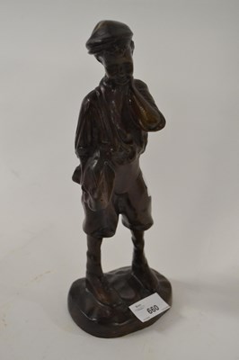 Lot 374 - 20th Century continental bronze figure of a...