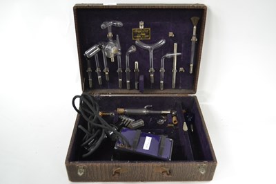 Lot 663 - A vintage electro therapy machine bearing...