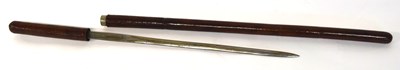 Lot 79 - A SWAGGER SWORD STICK BY SWAINE & ADENEY, late...