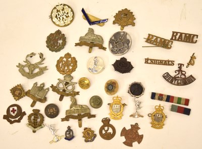 Lot 43 - Quantity of cap badges to include Royal Flying...