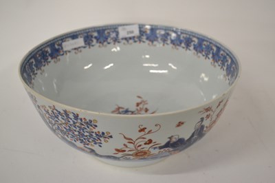 Lot 250 - A large 18th Century Chinese porcelain punch...