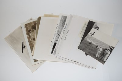 Lot 467 - A quantity of early aviation photographs from...