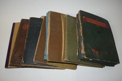 Lot 472 - Quantity of Victorian postcard albums and...