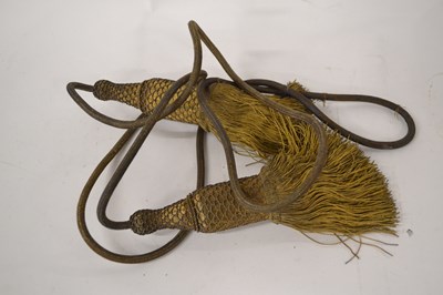 Lot 478 - Bag containing two Mayoral gold tassels circa...