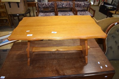 Lot 365 - A mid Century light oak coffee table