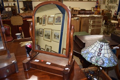 Lot 304 - A Victorian mahogany framed swing dressing...