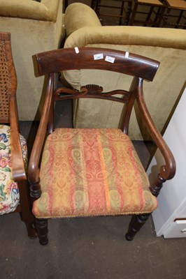 Lot 815 - A Victorian mahogany bar back carver chair