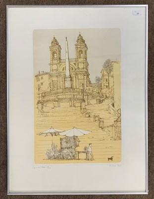 Lot 20 - Richard Beer (1928-2017), "Spanish Steps",...