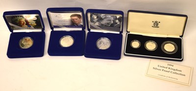 Lot 311 - Quantity of Four Royal Mint Silver proof sets...