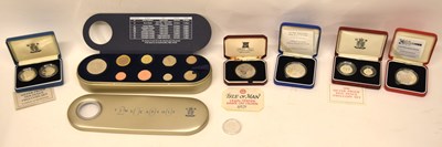 Lot 159 - Quantity of 7x commonwealth silver proof coin...