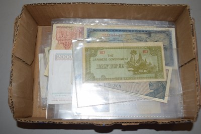 Lot 77 - Box of various world bank notes