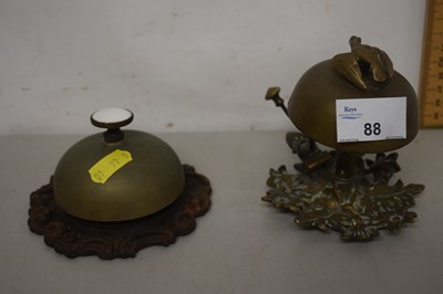 Lot 88 - Two desk bells