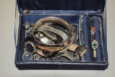 Lot 107 - Box of various assorted costume jewellery