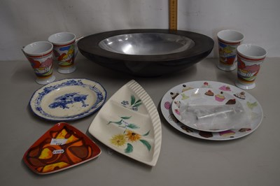 Lot 112 - Mixed Lot: Small Poole pottery dish, modern...