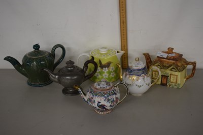 Lot 154 - Collection of various teapots to include...