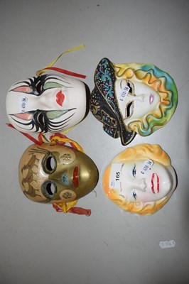 Lot 54 - Collection of four novelty masks