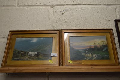 Lot 588 - A pair of reproduction prints, framed