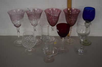 Lot 179 - Mixed Lot: Various drinking glasses