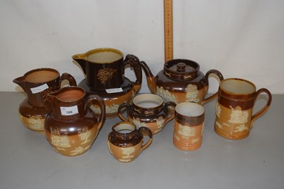 Lot 186 - Mixed Lot:-  Doulton Harvest ware jugs and tea...