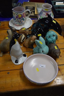 Lot 202 - Mixed Lot: Poole Pottery dolphins, various...