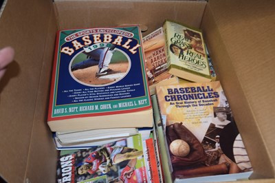 Lot 650 - Books assorted topics to include baseball and...