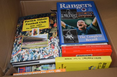 Lot 652 - Books to include Scottish and Welsh football