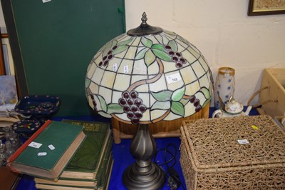 Lot 702 - A Tiffany style table lamp