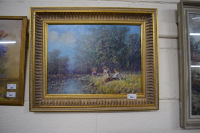 Lot 264 - Contemporary impressionist study of a...