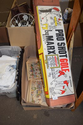 Lot 827 - Proshop Golf, boxed, comics and yacht