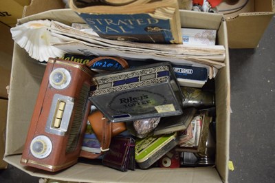 Lot 867 - Mixed Lot: Collectors tins, Skymaster radio...