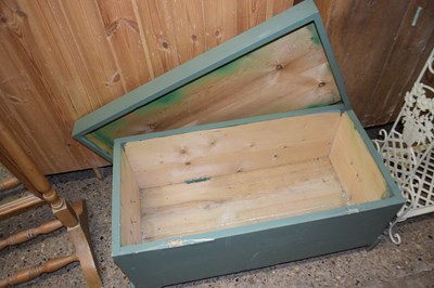 Lot 330 - Painted pine blanket box