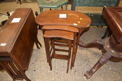 Lot 361 - Nest of three early 20th Century tables