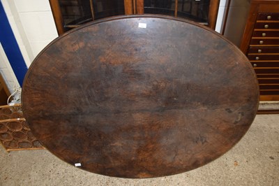 Lot 411 - Victorian walnut veneered table top