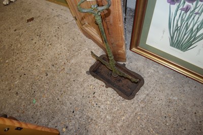 Lot 421 - Cast iron boot scraper