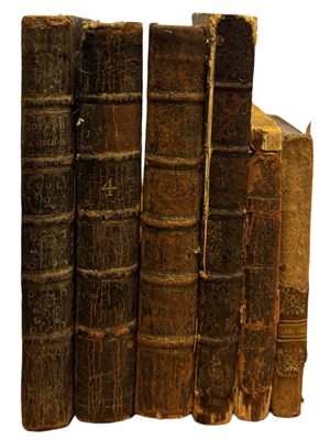 Lot 666 - LEATHER BINDINGS: 6 Titles: HENRY FIELDING:...