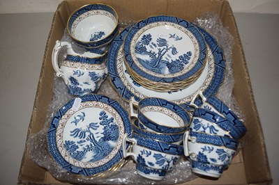 Lot 3 - Quantity of Booths Real Old Willow pattern tea...