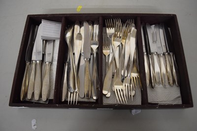 Lot 4 - Quantity of silver plated cutlery