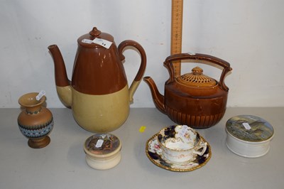 Lot 14 - Mixed Lot: Pratt ware pot lids, vintage...