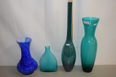 Lot 15 - Mixed Lot: Four various Art Glass vases