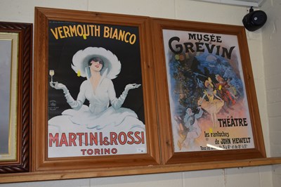 Lot 28 - Two reproduction advertising prints Musee...