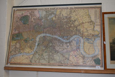 Lot 29 - A reproduction of Cross's new plan of London 1835