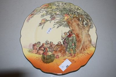 Lot 46 - A Royal Doulton Under the Greenwood Tree plate