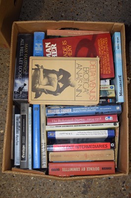 Lot 168 - One box of mixed books to include some war and...