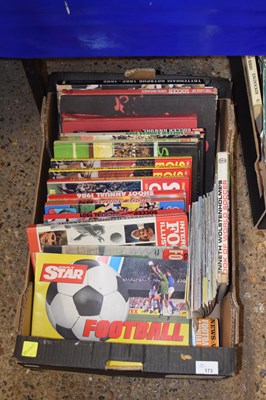 Lot 173 - One box of football interest to include Shoot...