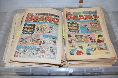 Lot 128 - Box of Beano comics