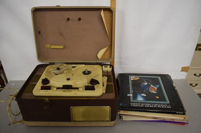 Lot 152 - Vintage reel to reel tape player together with...